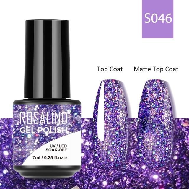 Rosalind LED-UV-Nagellack S-Serie S046 7 ml